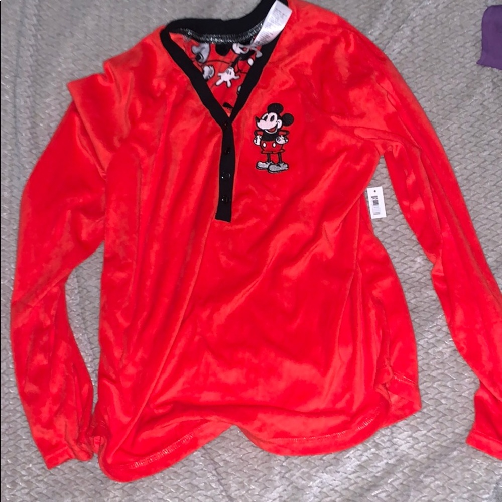 Mickey Mouse sleepwear long sleeve shirt